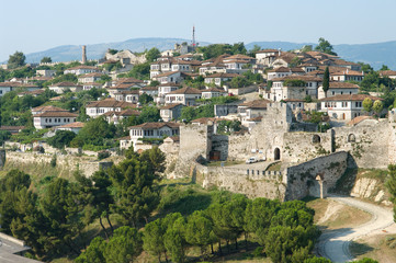 Fototapeta na wymiar Cytadela i Kalasa w Berat, Albania