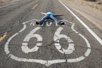 Tuinposter Freedom on Route 66 © forcdan