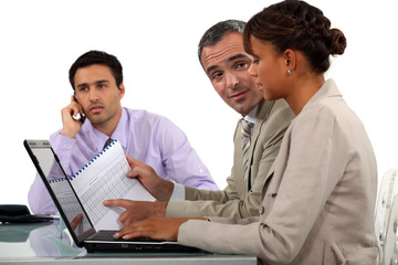 Obraz premium Office workers