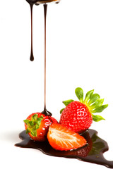 strawberry in chocolate