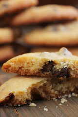 Close up of cookie