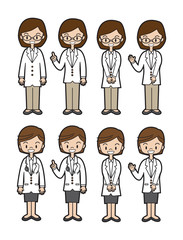 働く人（医師、薬剤師）