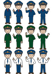 働く人（鉄道）