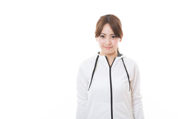 Fototapeta premium スポーツをする女性