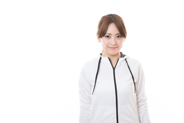 Fototapeta premium スポーツをする女性