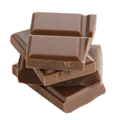 Closeup detail of chocolate parts