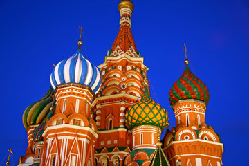 Fototapeta na wymiar Katedra Świętego Bazylego w Moskwie, Rosja