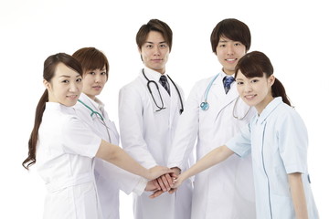 医療イメージ,5人