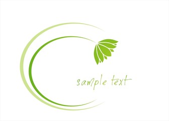 water lily , Buddha , Eco friendly business logo design	
