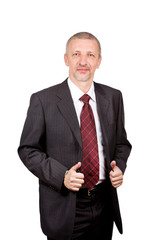 Elegant mature businessman