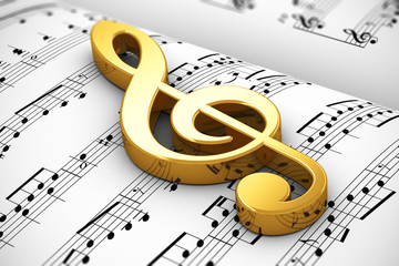 Obraz premium Musical concept