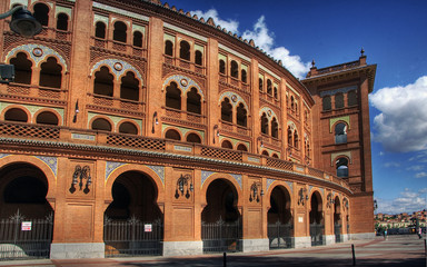 Fototapeta na wymiar Plaza de Toros de Las Ventas - Madryt