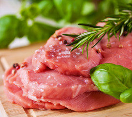 Raw Veal Meat