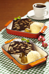 cake and ice cream