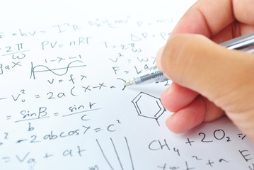 Writing various high school maths and science