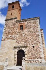 Fototapeta na wymiar Kościół San Antonio Abad, Almonacid de Toledo (Hiszpania)