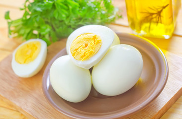 boiled eggs