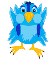 Cartoon of the bird sparrow