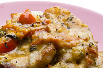 Pasta with pork