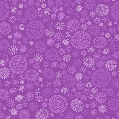 Flower Doodle Seamless Pattern Vector