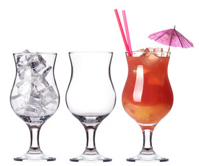 alcoholic cocktail set