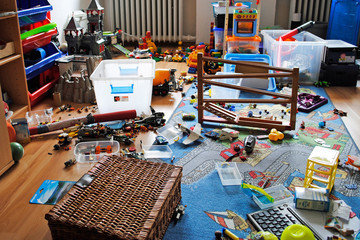 Chaos im Kinderzimmer