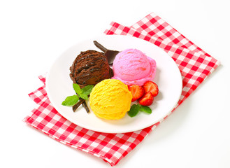 Ice cream dessert