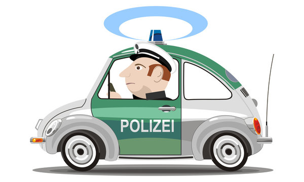 Police car of Germany