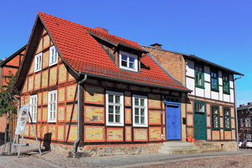 Fototapeta na wymiar Stare miasto Fuerstenberg / Havel