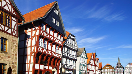 Fahverk house in the Historical center of Fritzlar, Germany