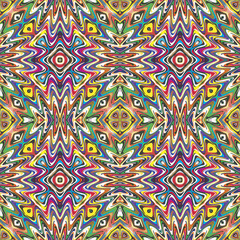 Native American vector pattern with ancient motifs