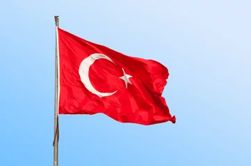 Rolgordijnen Turkse vlag © marqs
