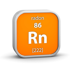 Radon material sign