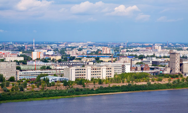   industry district of Nizhny Novgorod. Russia