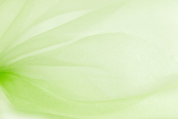green organza fabric texture