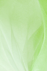 green organza fabric texture