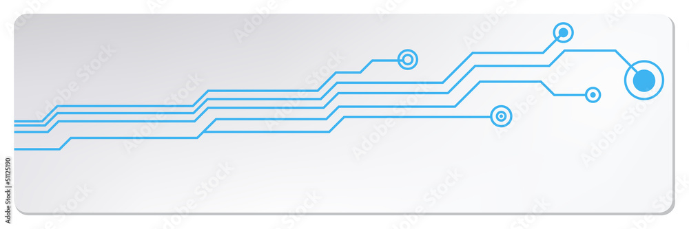 Poster techno circuit web banners. eps10 vector illustration