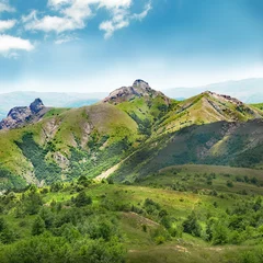 Foto op Canvas Green mountain © Pavlo Vakhrushev
