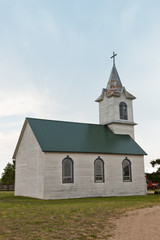 Fototapeta na wymiar Old Prairie Church