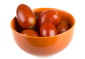 Pickled red tomatoes