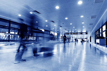 Interior of the shanghai pudong airport