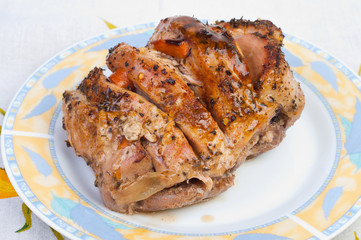 roast of the pork ham