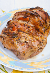 roast of the pork ham