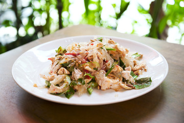 pomelo salad in thailand