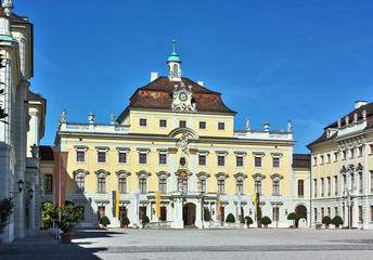 Fototapeta na wymiar Pałac Ludwigsburg, Niemcy