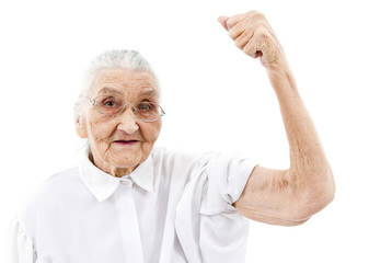 grandma does not gives up