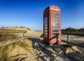 Old Red Telephone Box