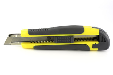 sharp knife to work on the cardboard