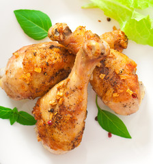 Grilled chicken legs 