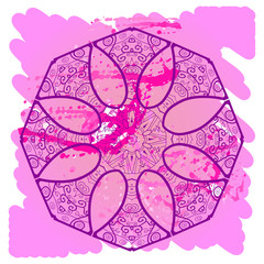 What is karma? Oriental mandala motif